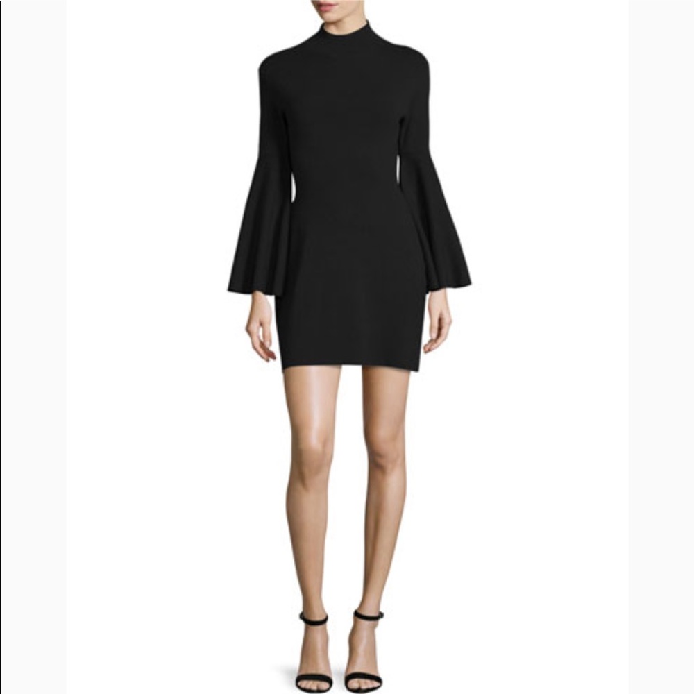 Mini Flare Sleeve Dress